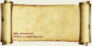 Mia Stranjaković vizit kartica